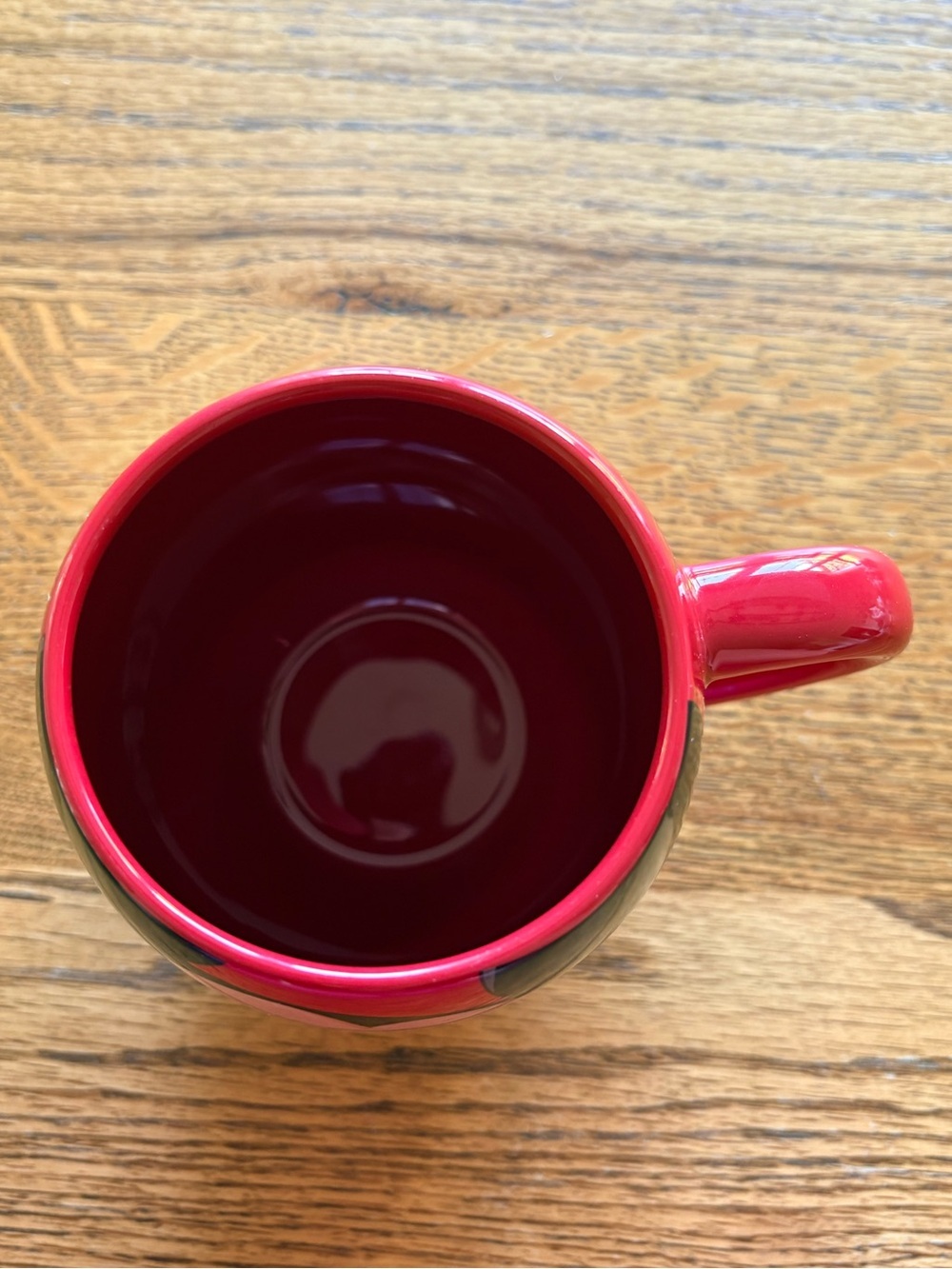 Disney Parks Mickey Mouse Red and Black Mug-“ Oh boy” on back. 20ozs. - Picture 5 of 13